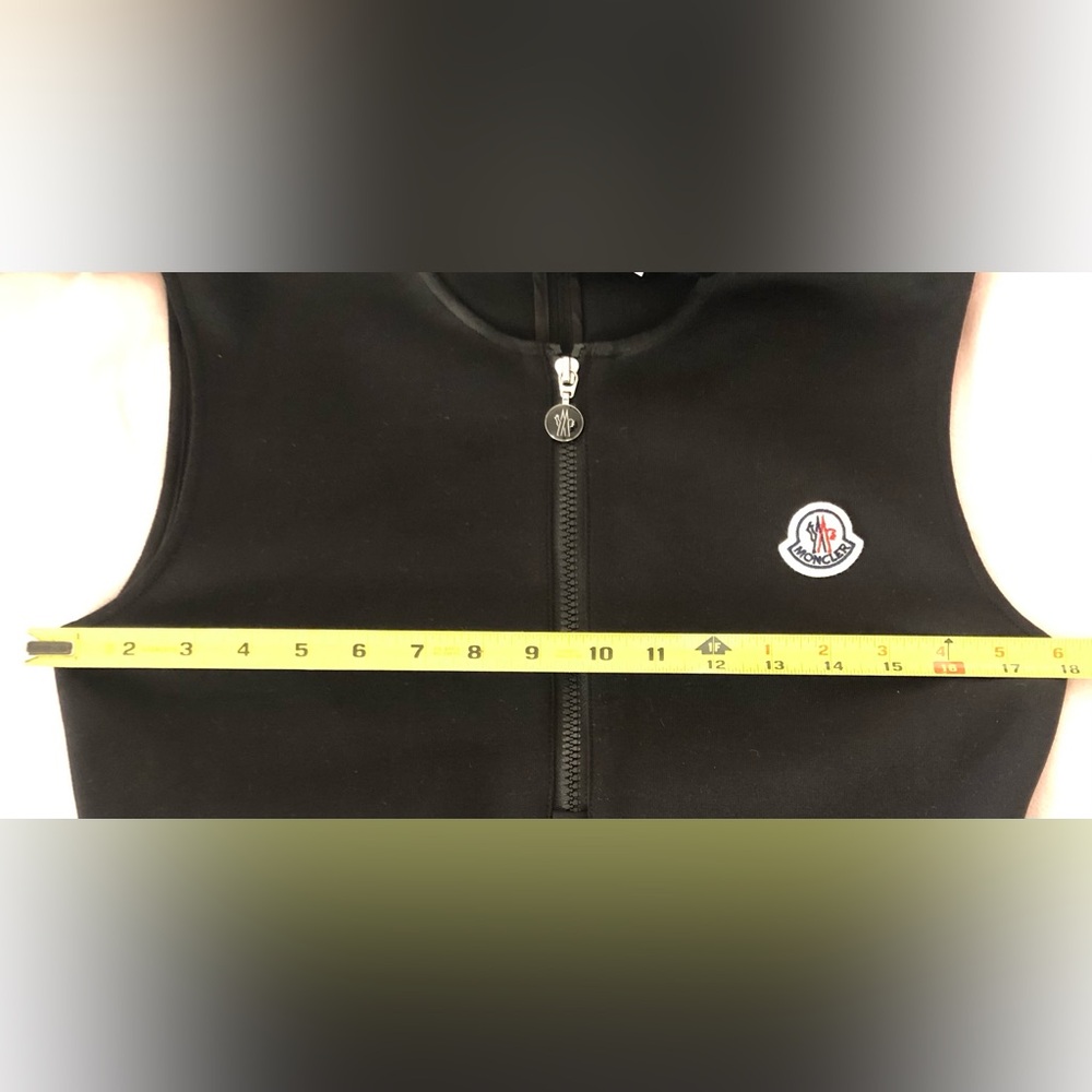 Moncler Shift Dress Size Medium Black - Picture 9 of 10